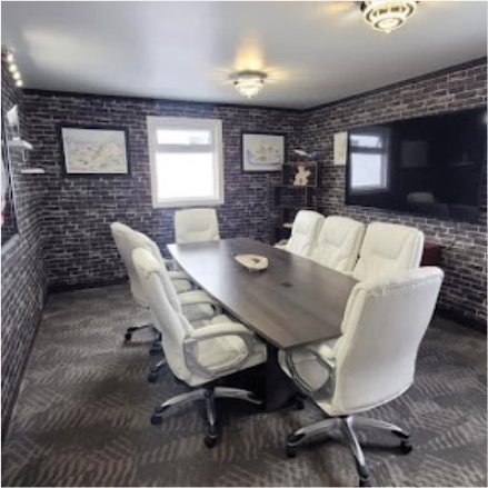 empty M&R board room