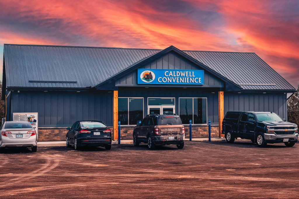 exterior of Cadwell Gas & Variety convenience store